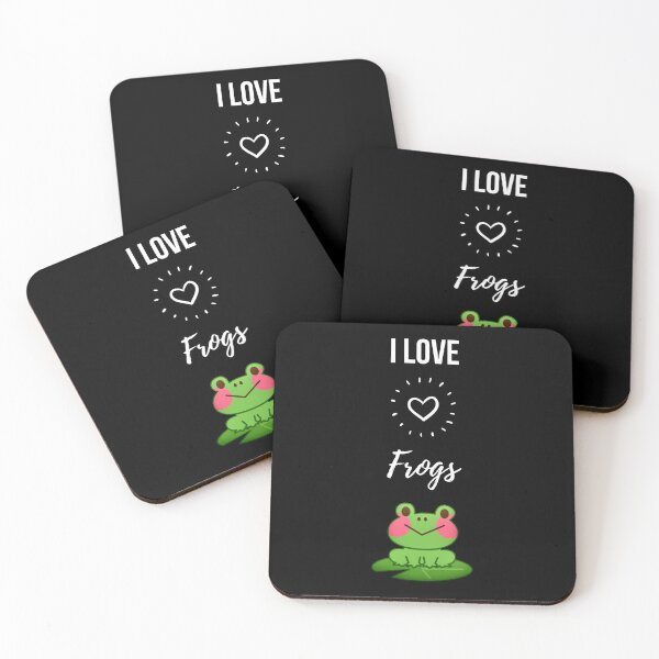 Item preview, I Love Frogs designed and sold by PinkPandaPress.