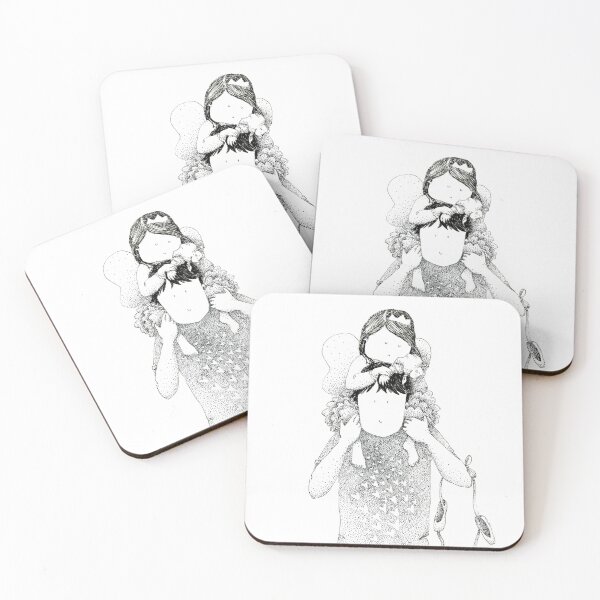 Item preview, Love carrier dad | Ink drawing by asillustrations designed and sold by alisonsadler.