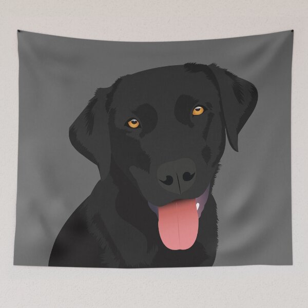 Item preview, Bruno the Black Lab designed and sold by KCPetPortraits.