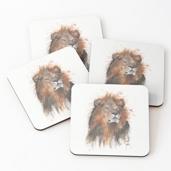 Item preview, Watercolor lion designed and sold by Andreea Nae.