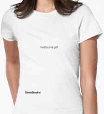 melbourne girl Women's Fitted T-Shirt