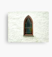 Coloured Glass Metal Print