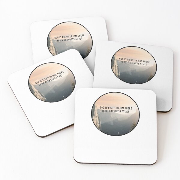 Item preview, God Is Light; In Him There Is No Darkness At All Christian Quote designed and sold by StickerDirect.