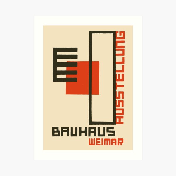 Bauhaus Exhibition Poster Collection 1923 - Avantgarde Arts No 4 Lámina artística