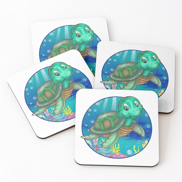 Item preview, underwater turtle designed and sold by anything airbrushed.