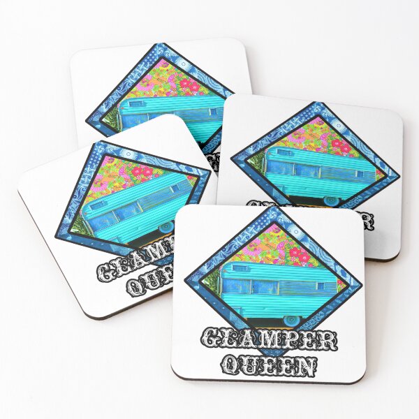 Item preview, Glamper Queen Travel Trailer designed and sold by artbyomega.