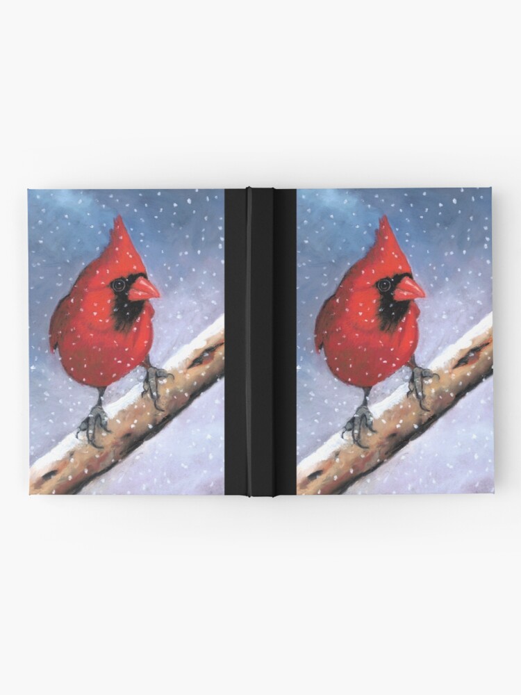 Pair of red birds Northern Cardinals in spring nature. Pastel