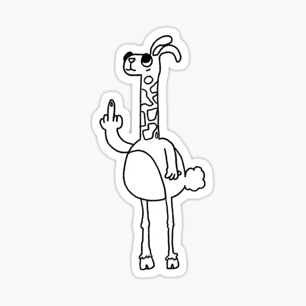 Girabbit Sticker