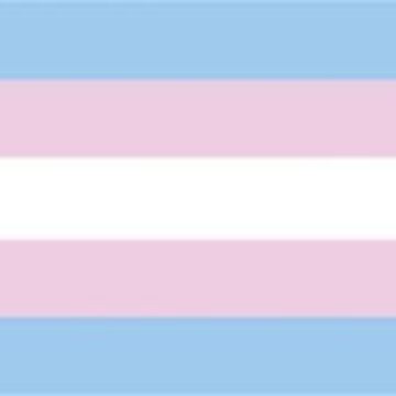 Artwork thumbnail, trans pride pastel flag by amayoros