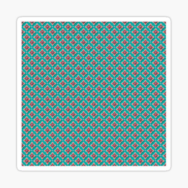 Item preview, Island Flower in Teal designed and sold by Sharon Schwalbe.