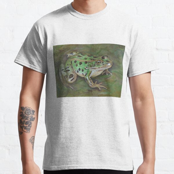 Northern Leopard Frog painting Classic T-Shirt