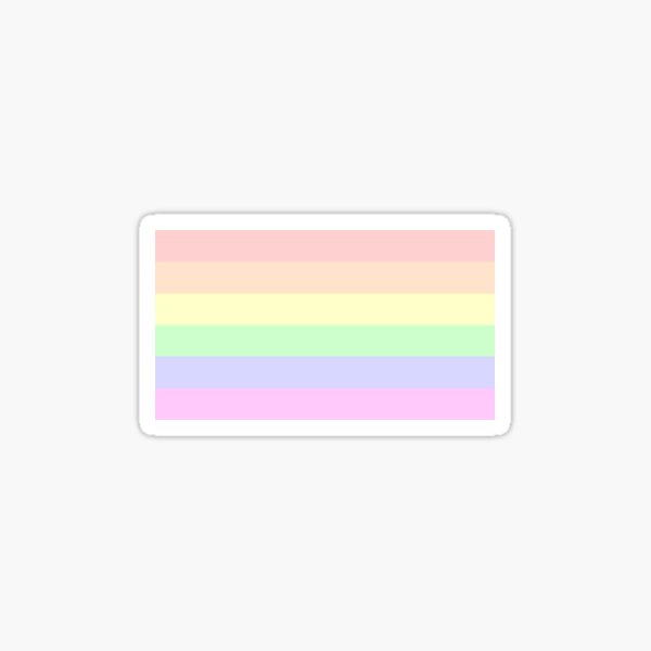 pastel pride flag Sticker