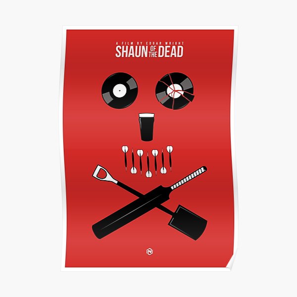 Shaun of the Dead - Skull Poster