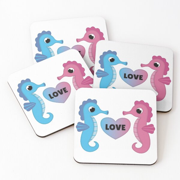 Item preview, Seahorse love designed and sold by animalsandkids.