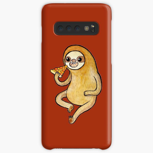 Sloth Eating Pizza Samsung Galaxy Snap Case