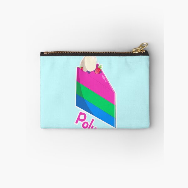 Item preview, Polysexual pride flag cake slice designed and sold by LuminousSky.
