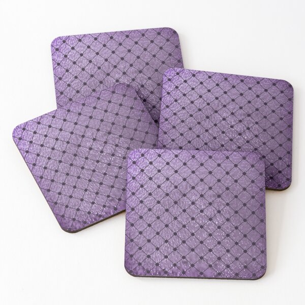 Artikelvorschau, Black and purple leather look pattern entworfen und verkauft von dallastxart.
