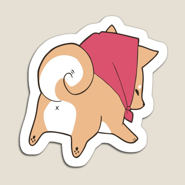 Shiba Butt Magnet