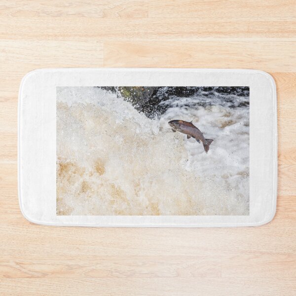 Item preview, Copy of Leaping atlantic salmon on a waterfall designed and sold by chanonry.