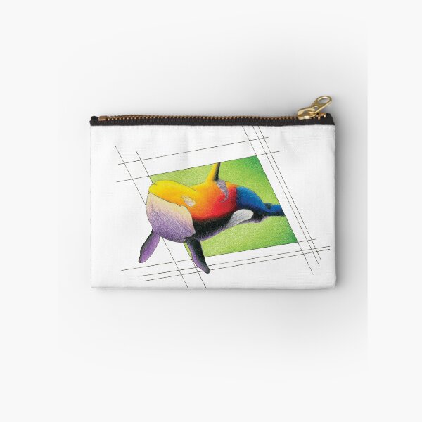 Item preview, Rainbow Killer Whale Drawing designed and sold by ArtyOrca.