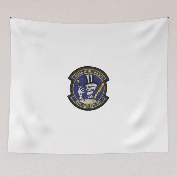 Item preview, USAF Death With Finesse 95th Fighter Squadron Patch Sticker designed and sold by MilitaryPlus.