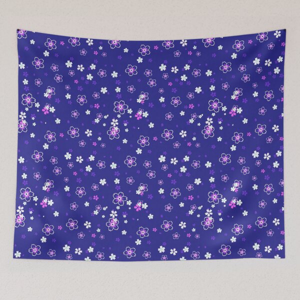 Item preview, Cherry blossom snow -blue and pink designed and sold by AtelierEmiLou.