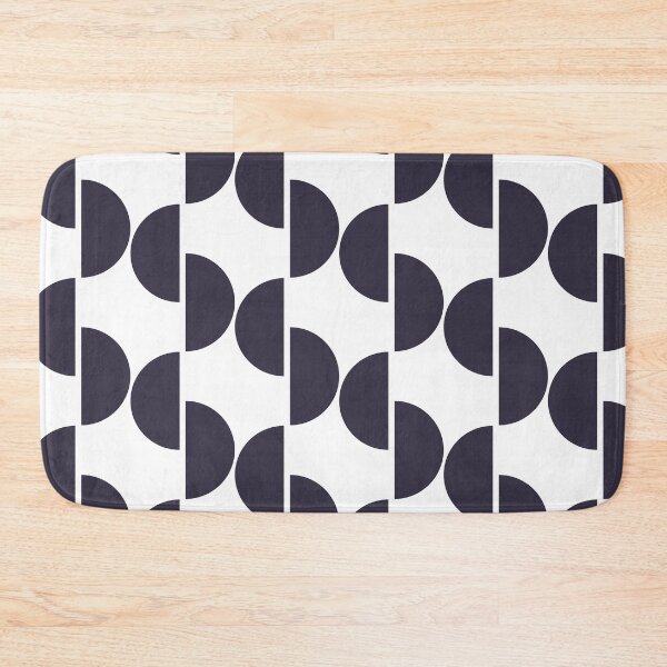 Item preview, Plain Colors with Navy Semi Circles designed and sold by simplydesignart.
