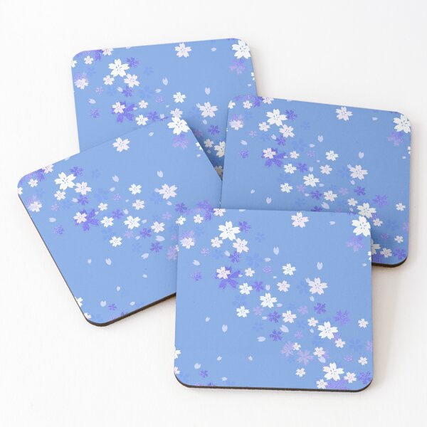 Item preview, Cherry blossoms in the wind -light blue designed and sold by AtelierEmiLou.