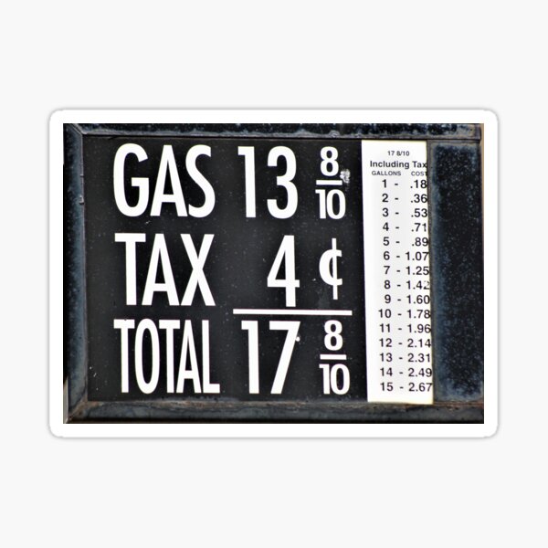“Vintage Gas Price Sign” Sticker for Sale by WHBPhotoArt | Redbubble