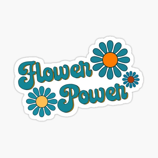 Flower Power Floral Positivity Uplifting Pack of 13 Vinyl Stickers –  Turtle's Soup