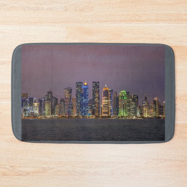 Item preview, Qatar. Doha. Illuminated Downtown. Sunset. designed and sold by vadim19.