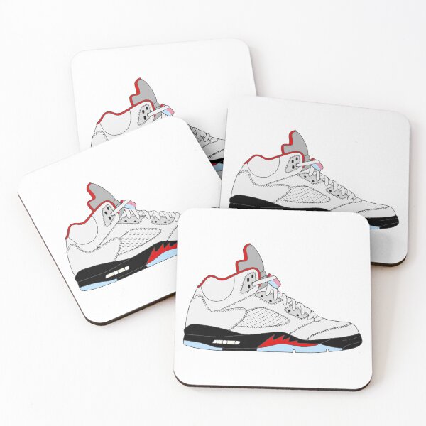 Item preview, Air Jordan V (5) "Fire Red Silver Tongue" designed and sold by VOID00000000.