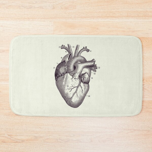 Item preview, Human Heart Diagram - Vintage Anatomy Poster 2 designed and sold by VAposters.