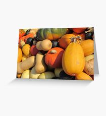 Pumpkins & Squashes Greeting Card