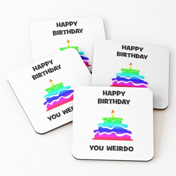 Item preview, Happy Birthday weirdo designed and sold by oxoxoxo.