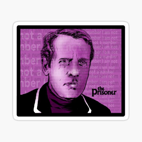 Vista previa del artículo con la obra «El prisionero: no soy un número», diseñado y vendido por Mark Solario.