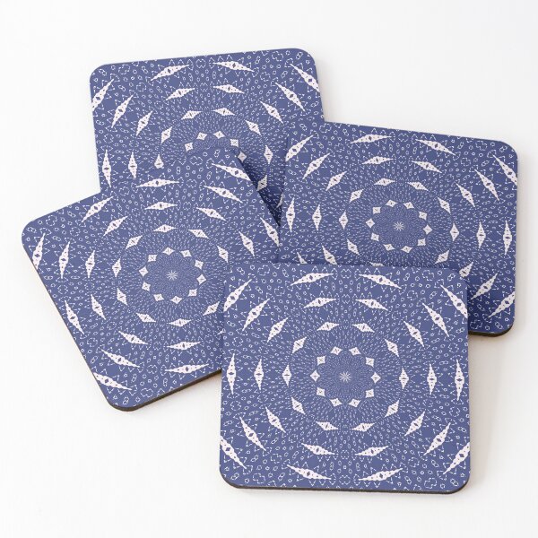 Item preview, Navy Blue and Pink Mitochondria Mandala designed and sold by taiche.