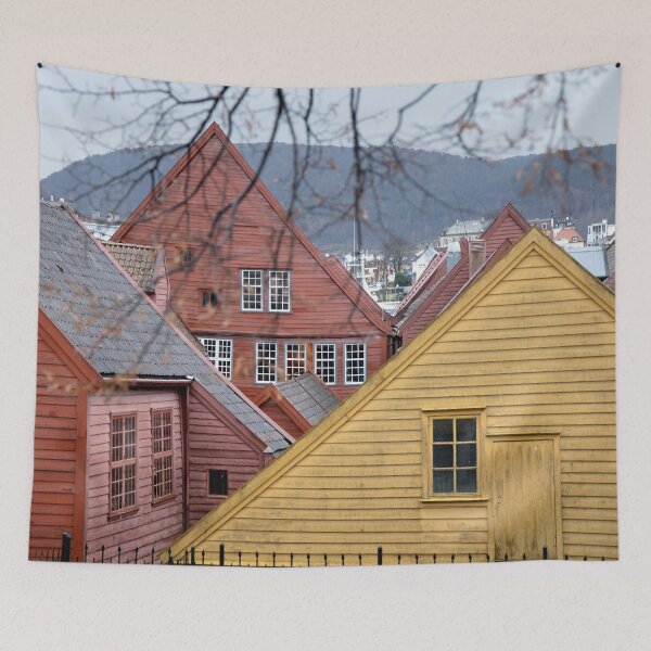 Item preview, Buildings of Bryggen designed and sold by Marylou Badeaux.