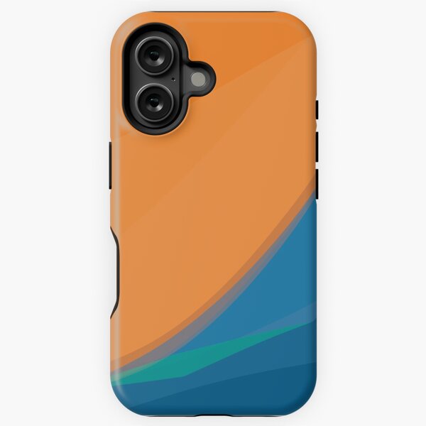 Orange Wave iPhone Tough Case