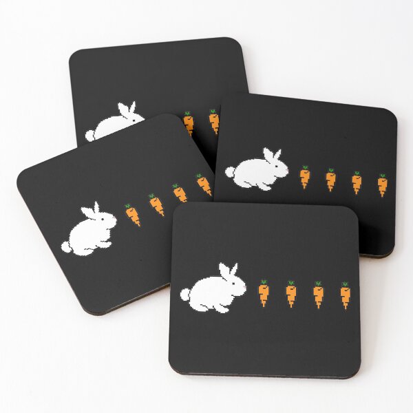 Item preview, Retro pixel gaming bunny. designed and sold by emphatic.
