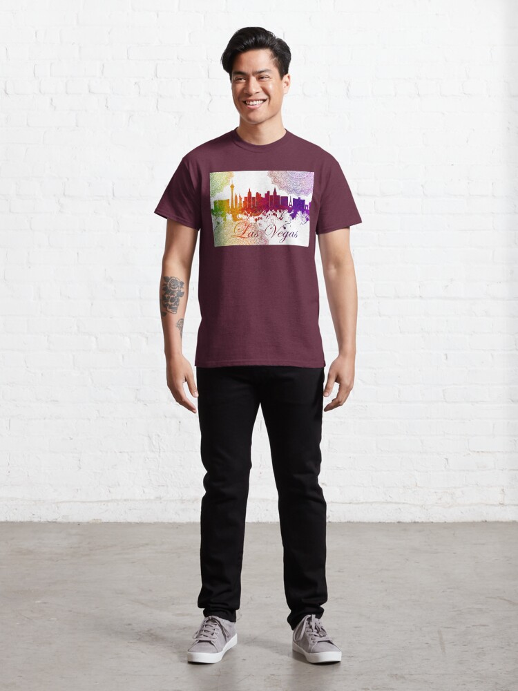 Alternate view of Las Vegas Nevada Skyline - 57 Classic T-Shirt