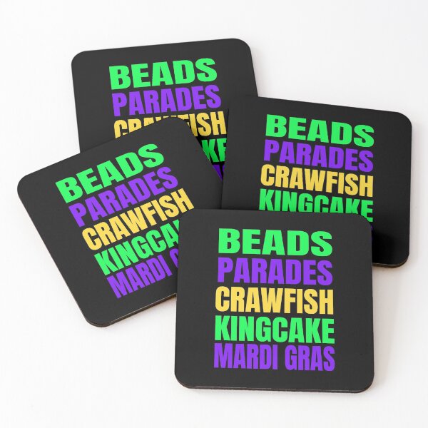 Item preview, Beads Parades Crawfish Kingcake Mardi Gras product designed and sold by RedmonsDesigns.