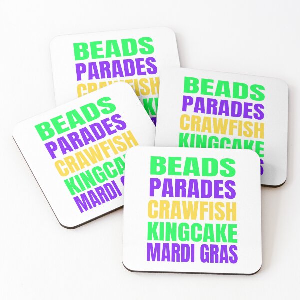 Item preview, Beads Parades Crawfish Kingcake Mardi Gras product designed and sold by RedmonsDesigns.