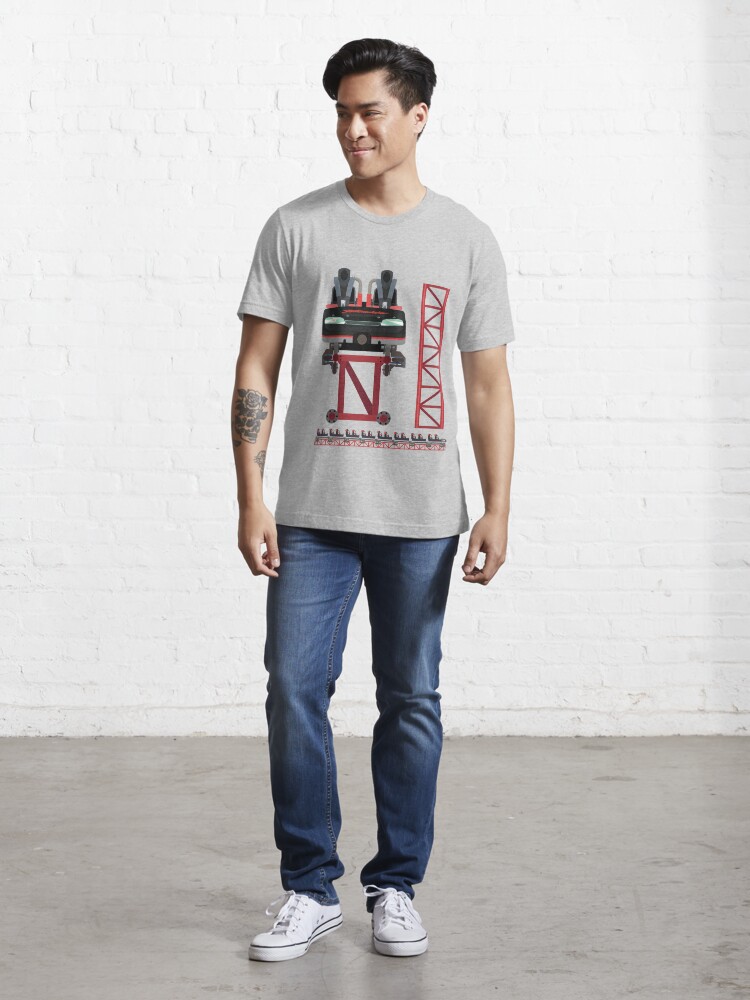 Alternate view of Intimidator Train Design - Kings Dominion Intamin Giga Coaster Essential T-Shirt