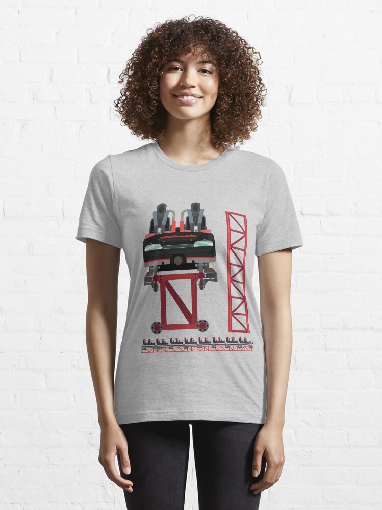 Alternate view of Intimidator Train Design - Kings Dominion Intamin Giga Coaster Essential T-Shirt