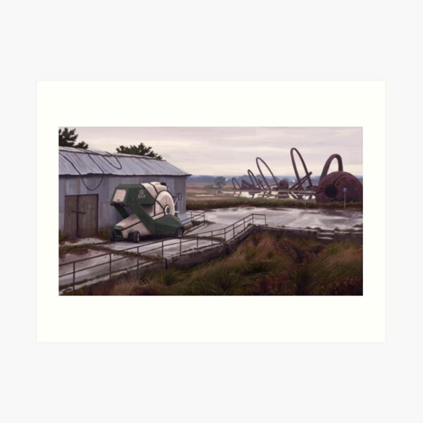 Telereparatören Art Print