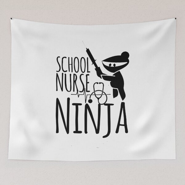 Item preview, School Nurse Ninja designed and sold by MimsTees.