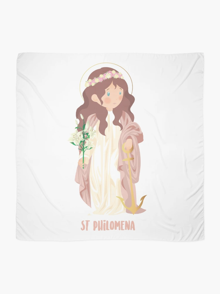 Thumbnail 2 von 3, Tuch, Saint Philomena designt und verkauft von AlMAO2O.