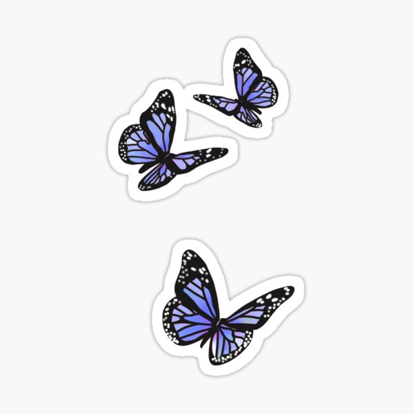 Item preview, blue butterflies designed and sold by maggiesdoodles.