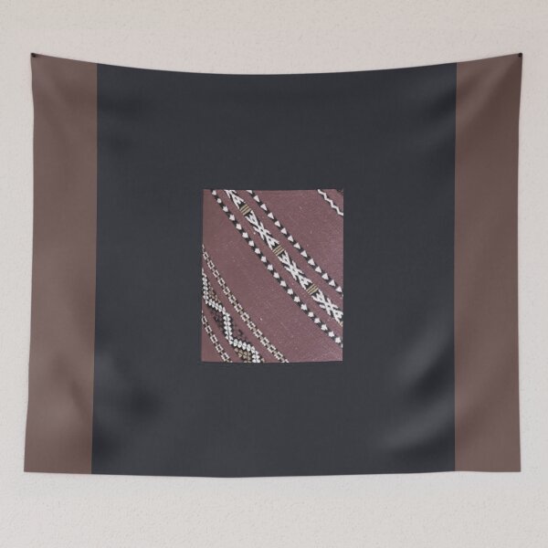Item preview, SEMARA 14 Moroccan carpet Berber crafts tradition brown brown pattern woven wool decoration designed and sold by dragonemma.